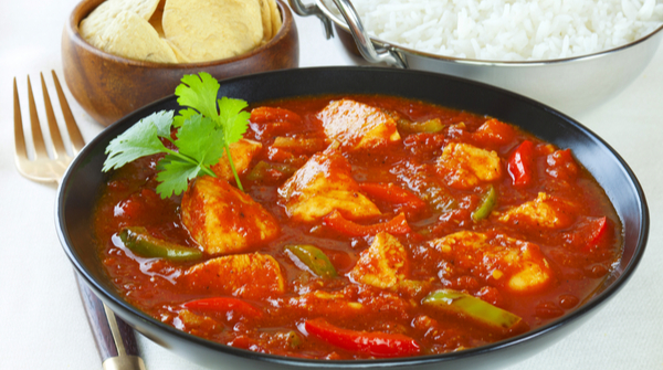 Chicken and vegetable curry