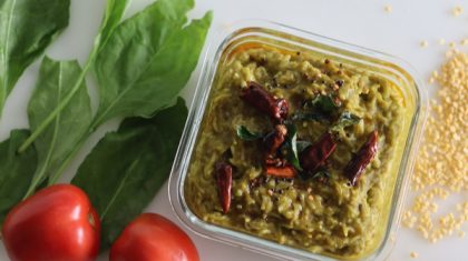 palak pudina khichdi