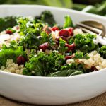 cranberry and cilantro quinoa salad