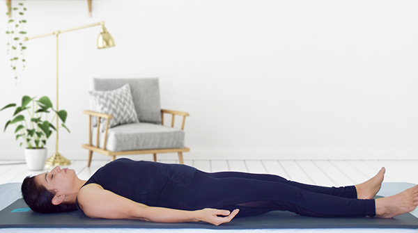 corpse pose