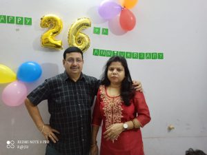 Rajiv SHankar with wife