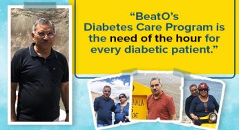 Yogesh B.-“My HbA1c came down from 11.9% to 5.8% with BeatO.”