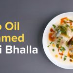 Zero Oil Steamed Dahi Bhalla