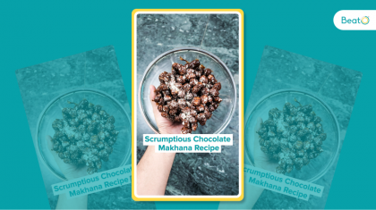 chocolate makhana recipe