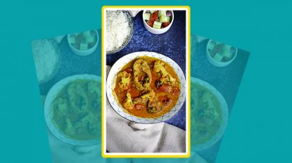 Bihar style fish curry