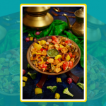 tandoori chicken with veggies