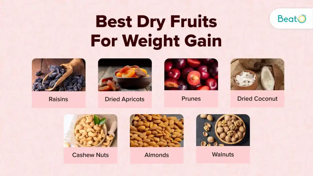 Dry Fruits For Weight Gain